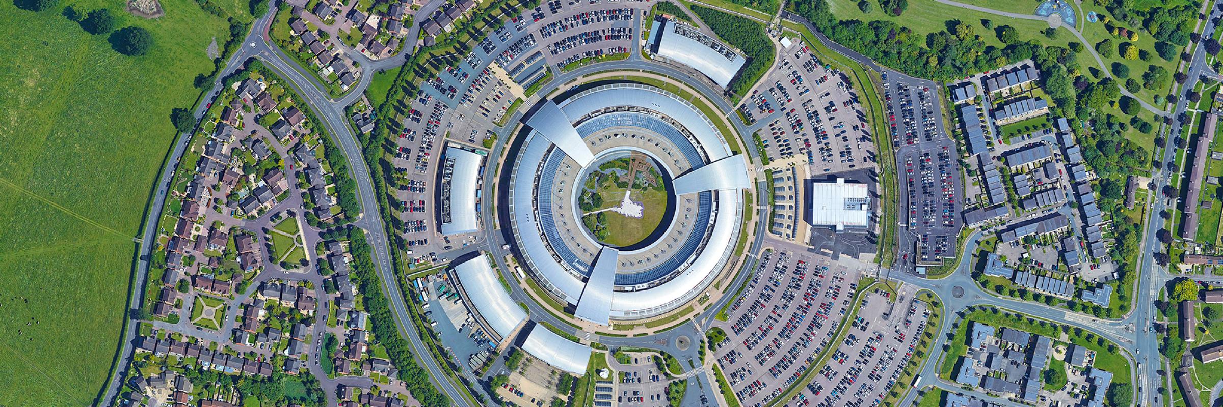 GCHQ building from above